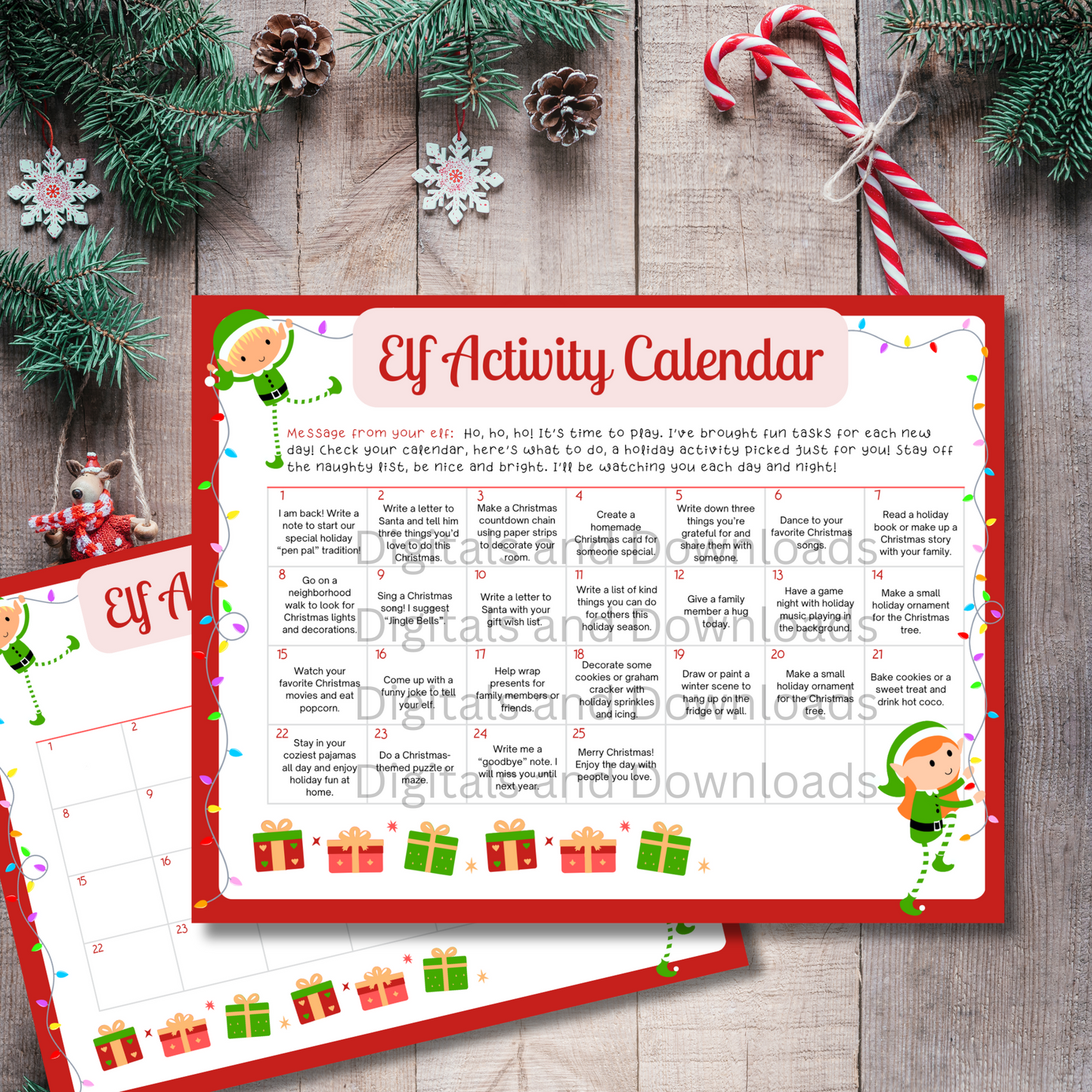 DIY Christmas Elf Printables and Templates | Elf on Shelf