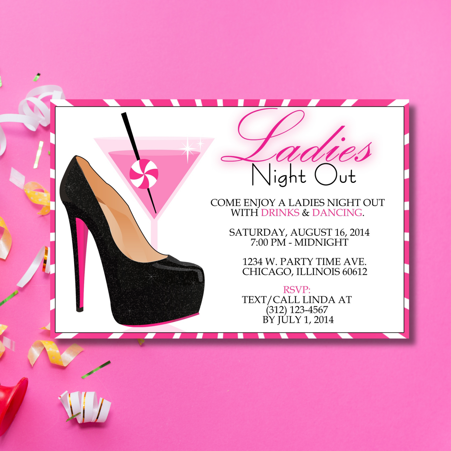 Ladies Night Out Invite | Free Template Preview