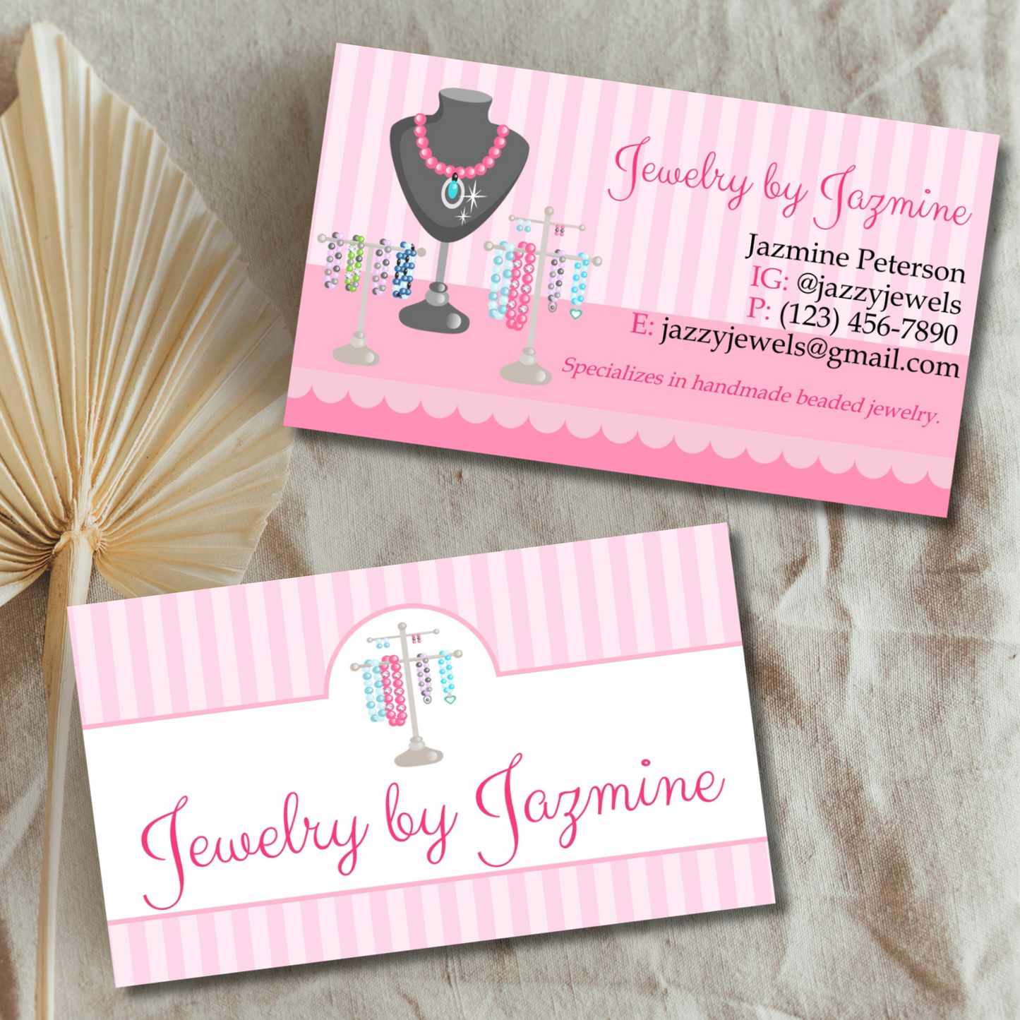 Jewelry Business Card | Free Template Preview