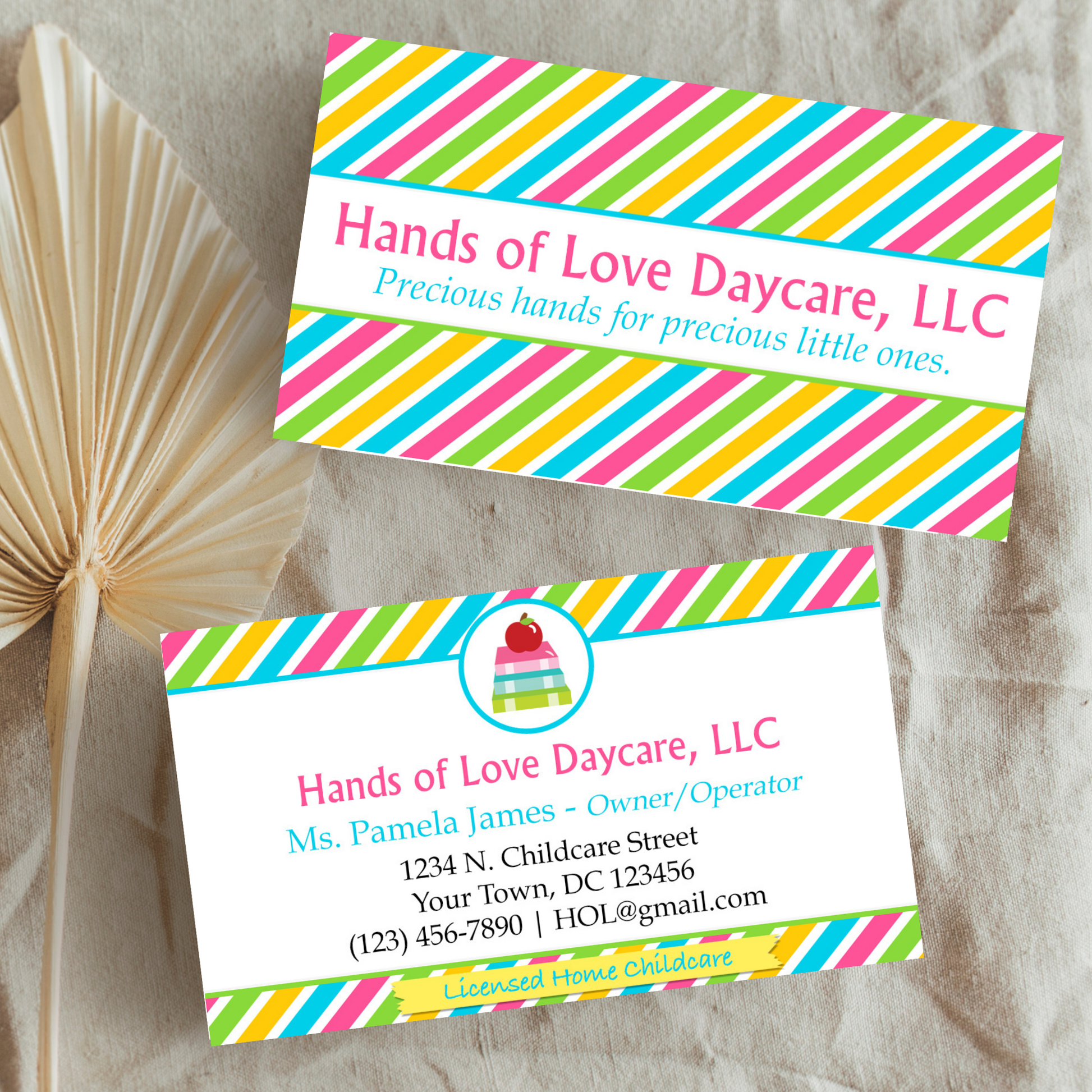Daycare Business Card | Free Template Preview