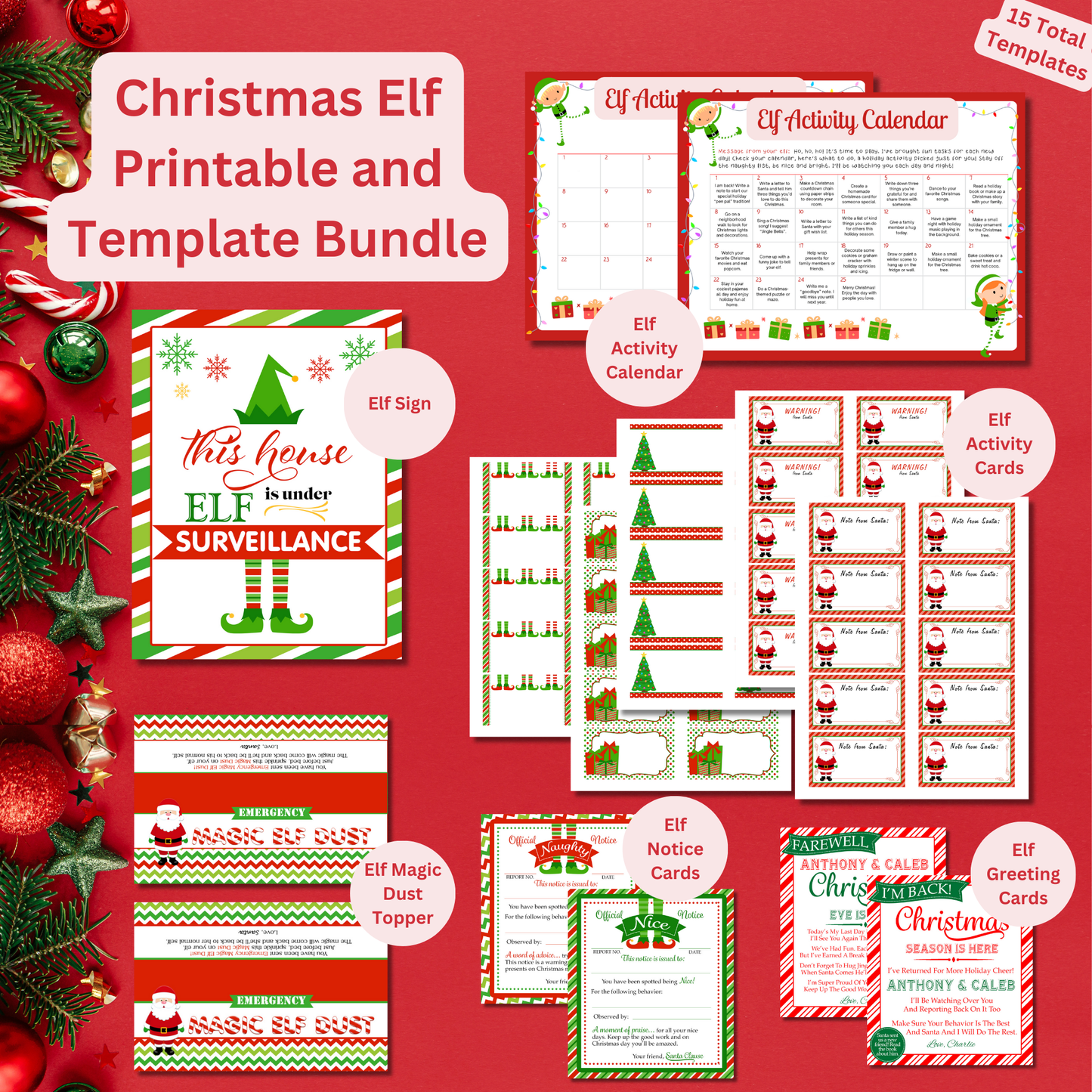 DIY Christmas Elf Printables and Templates | Elf on Shelf