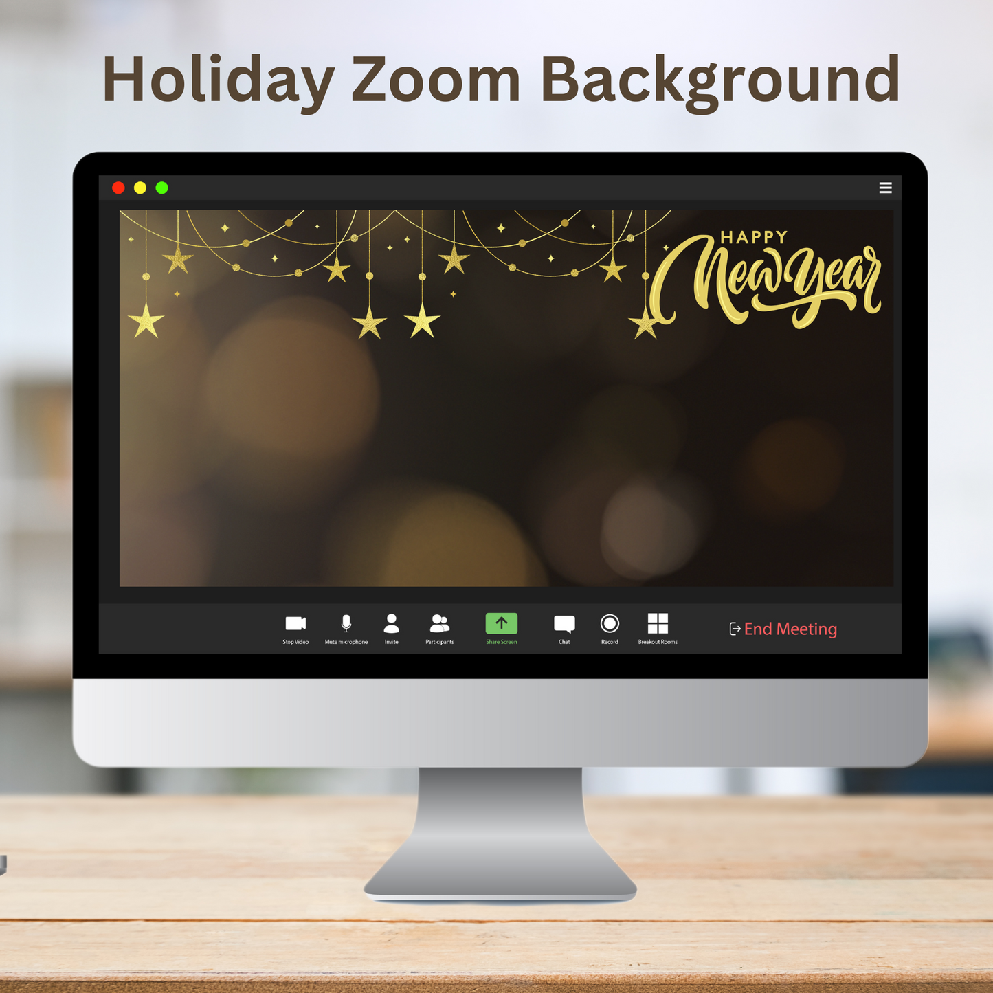 New Year's Celebration Virtual Background