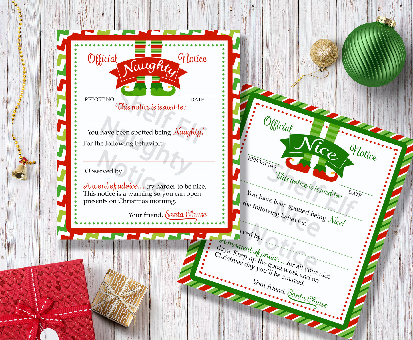 DIY Elf on the Shelf | Naughty or Nice Letters