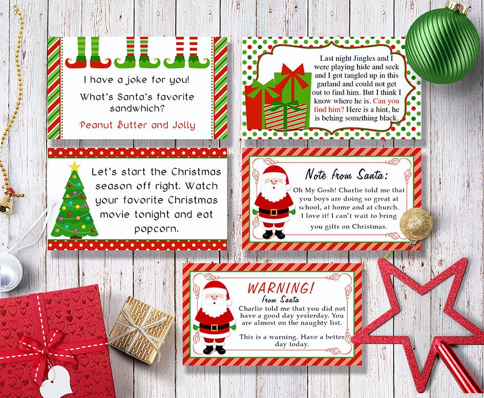 DIY Elf on the Shelf Printable Activity Cards