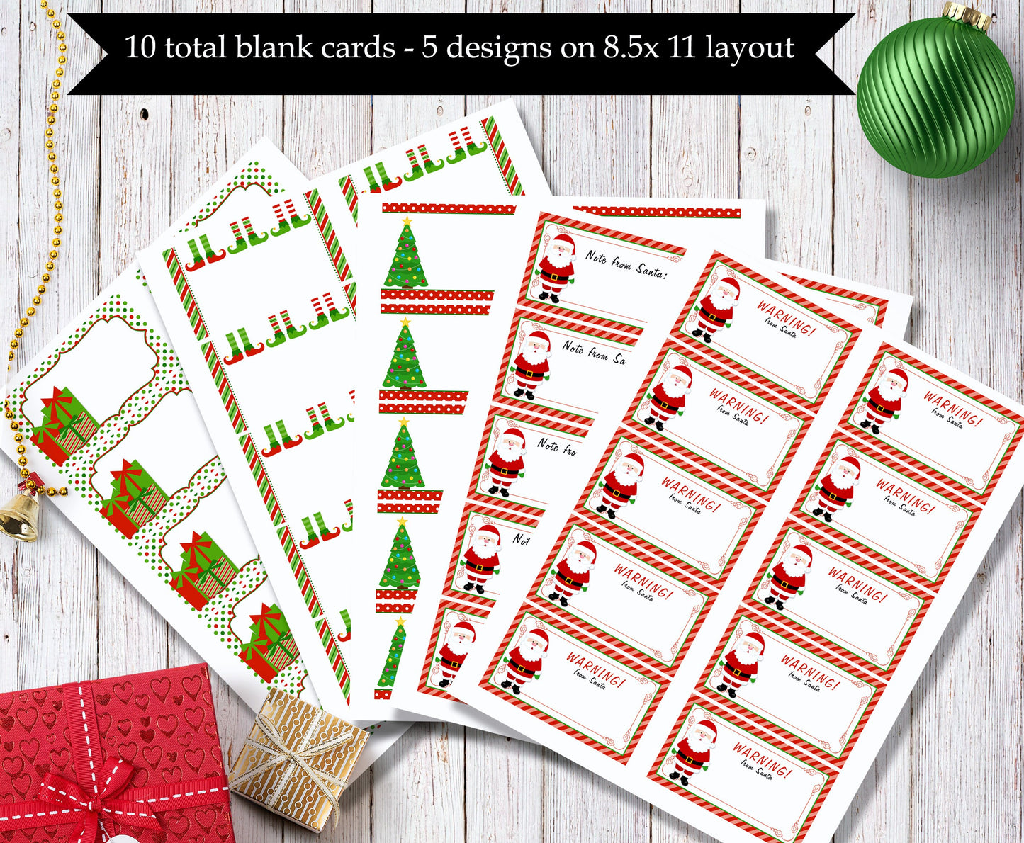 DIY Elf on the Shelf Printable Activity Cards