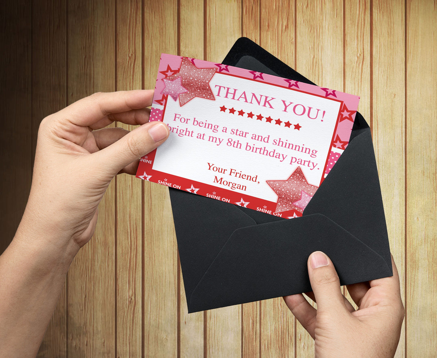 Birthday Girl Thank You | Free Template Preview