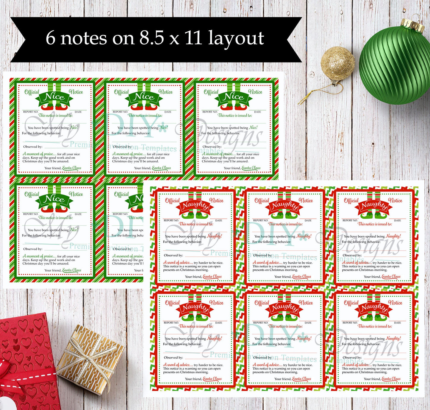 DIY Elf on the Shelf | Naughty or Nice Letters