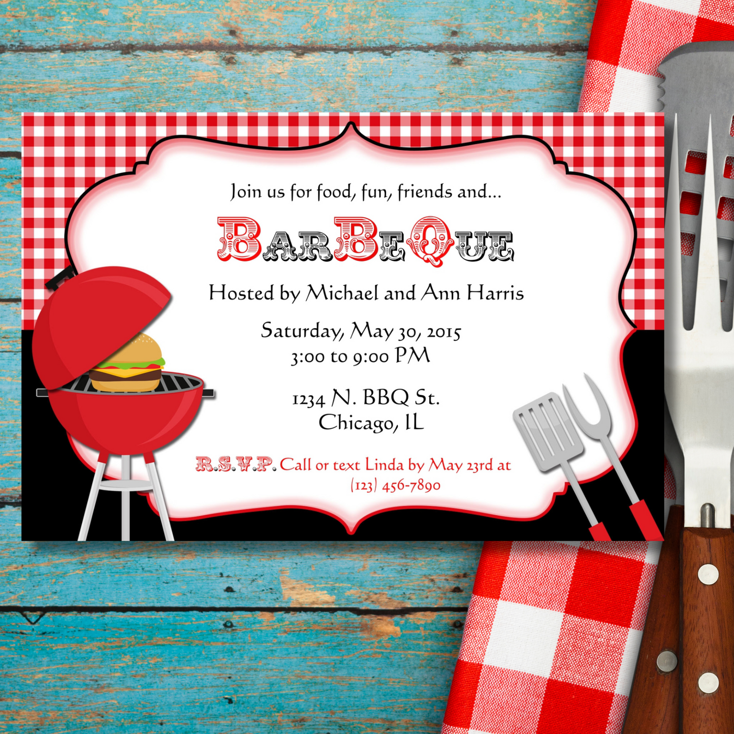 Summer BBQ Invite