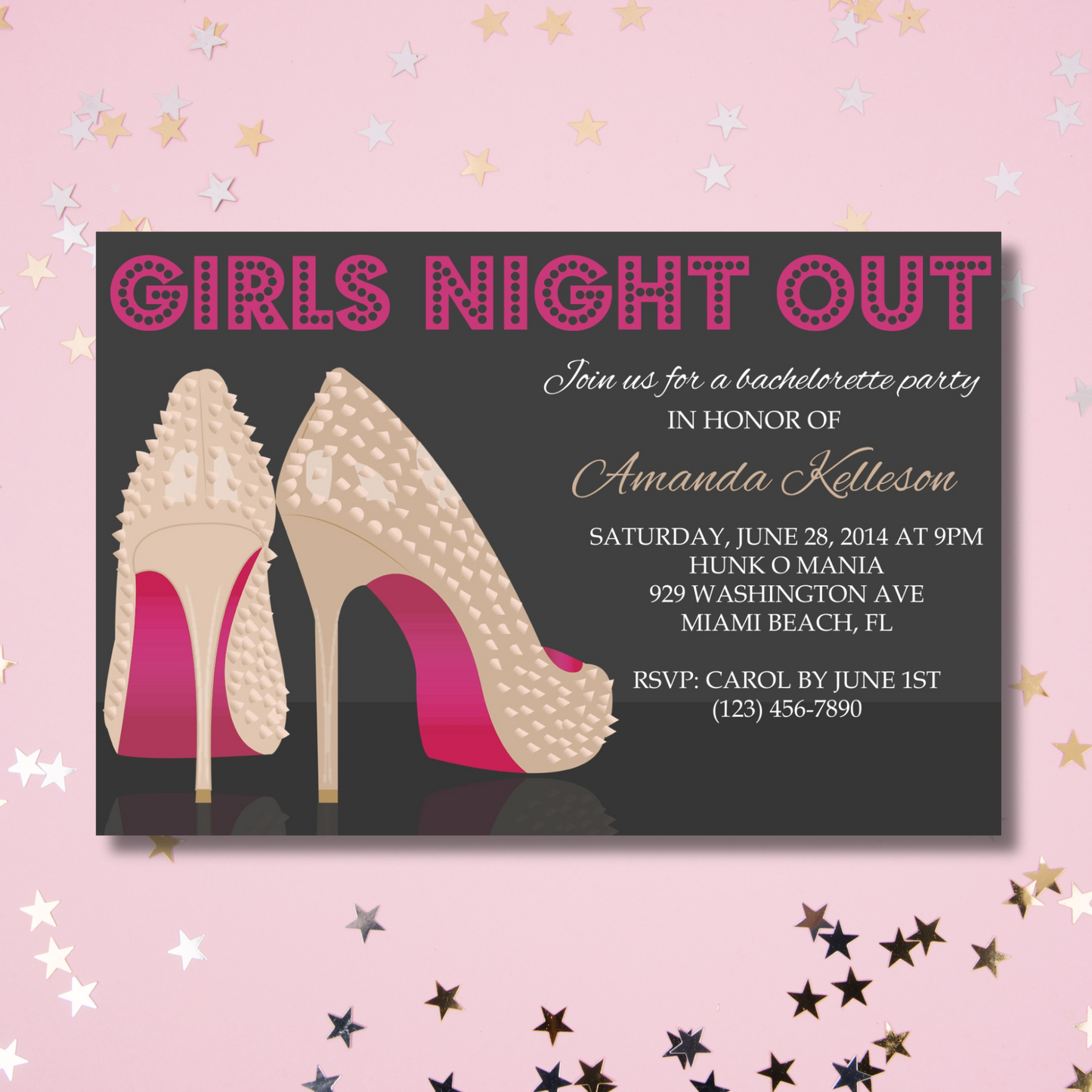 Girls Night Out Invitation