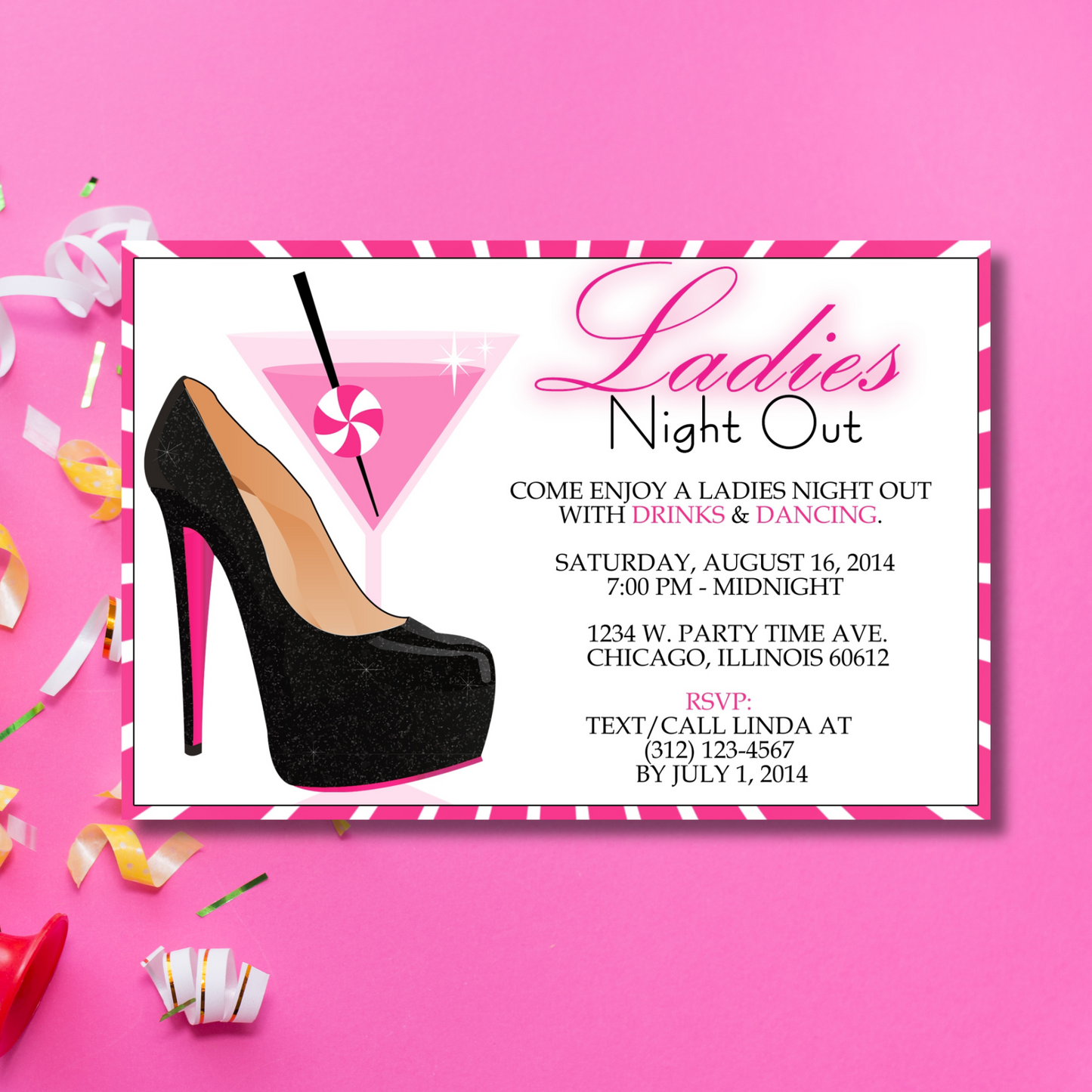 Ladies Night Out Invitation