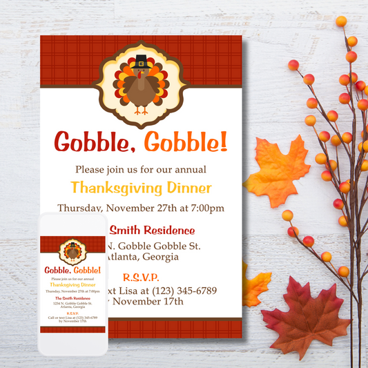 Thanksgiving invitation