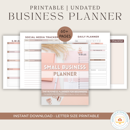Printable Business Planner