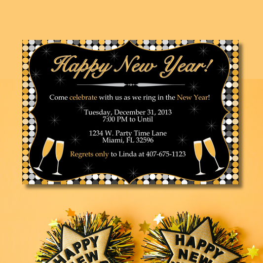 Happy New Year Invitation