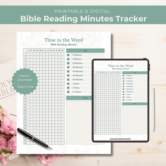 Bible Reading Minutes Tracker