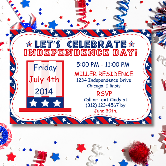 Independence Day Invitation