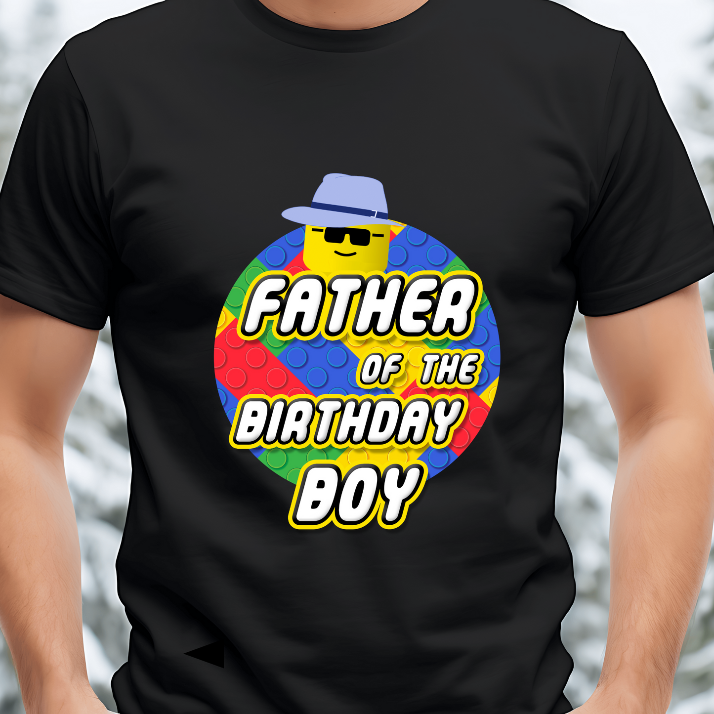 Lego Father of the Birthday Boy Shirt