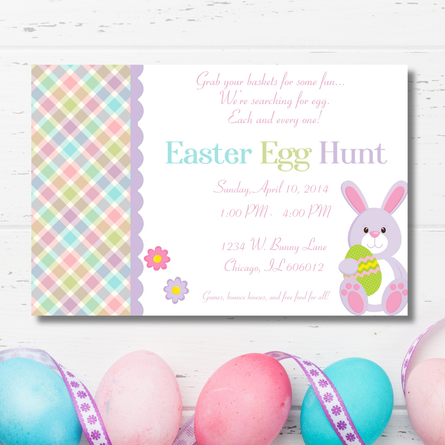 Easter Bunny Invitation