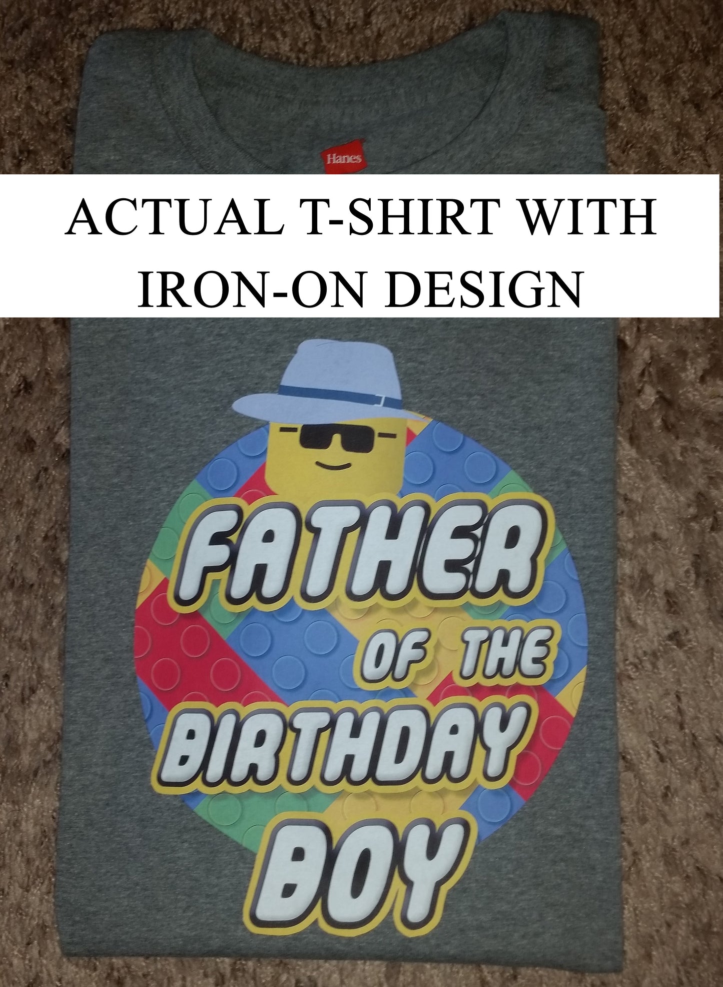 Lego Father of the Birthday Boy Shirt