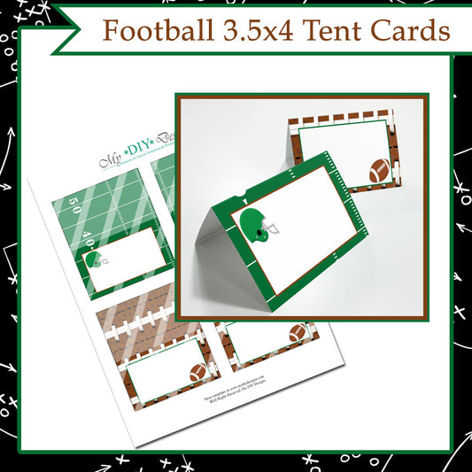 Football Tent Cards