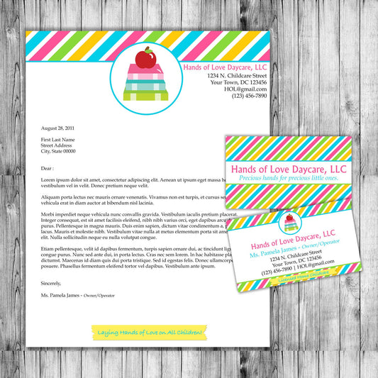 Daycare Business Card & Letterhead