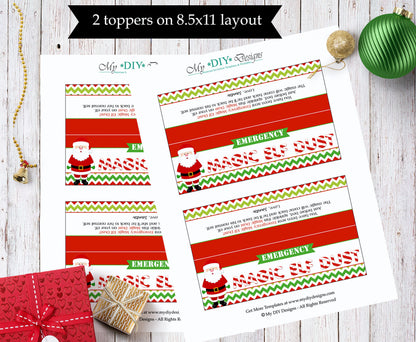 DIY Elf on the Shelf Magic Dust Bag Labels