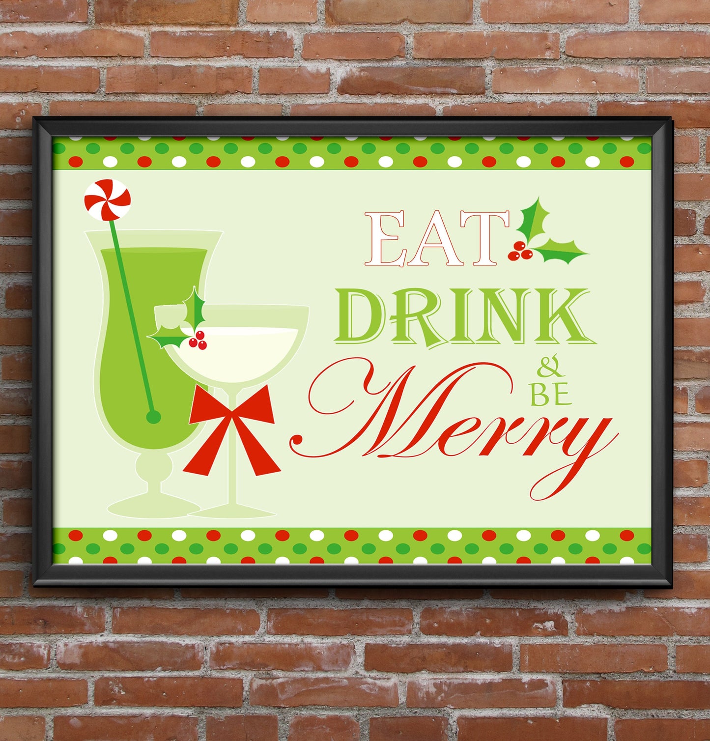 Eat, Drink and Be Merry Printable Artwork