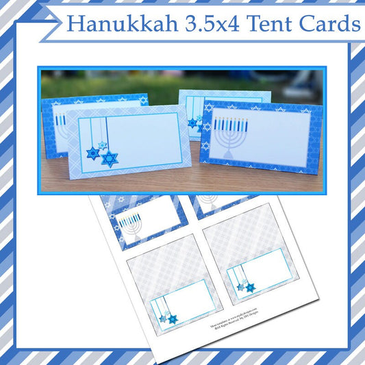 Hanukkah Tent Cards