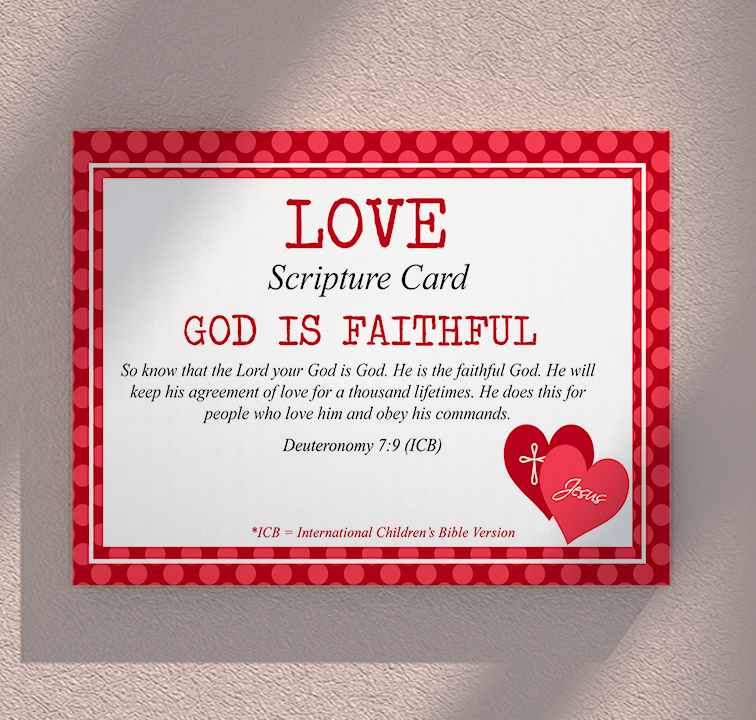 Memory Bible verse card