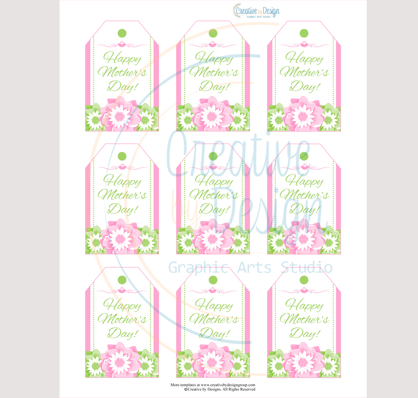 Mother's Day Gift Tags